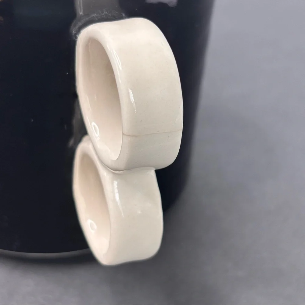Anthropologie Keep Co Polar Bears Black Mug
